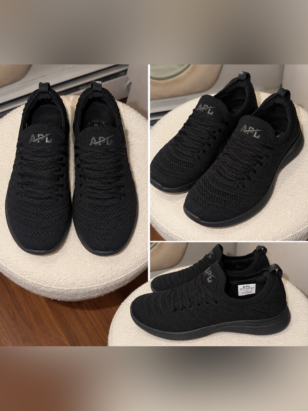 APL Women’s TechLoom Wave Sneakers - All Black